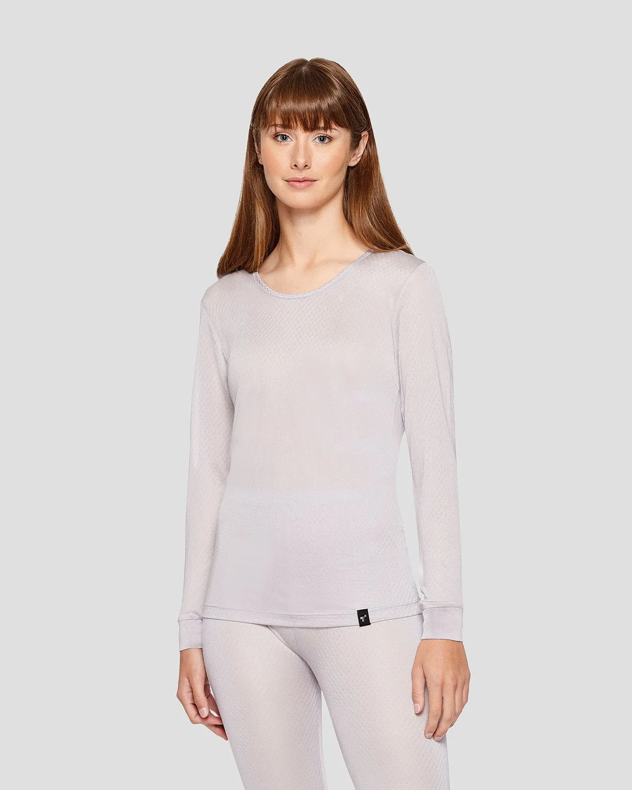 1.0 Women's Thermasilk® Heritage Lightweight Scoop Neck Baselayer Top