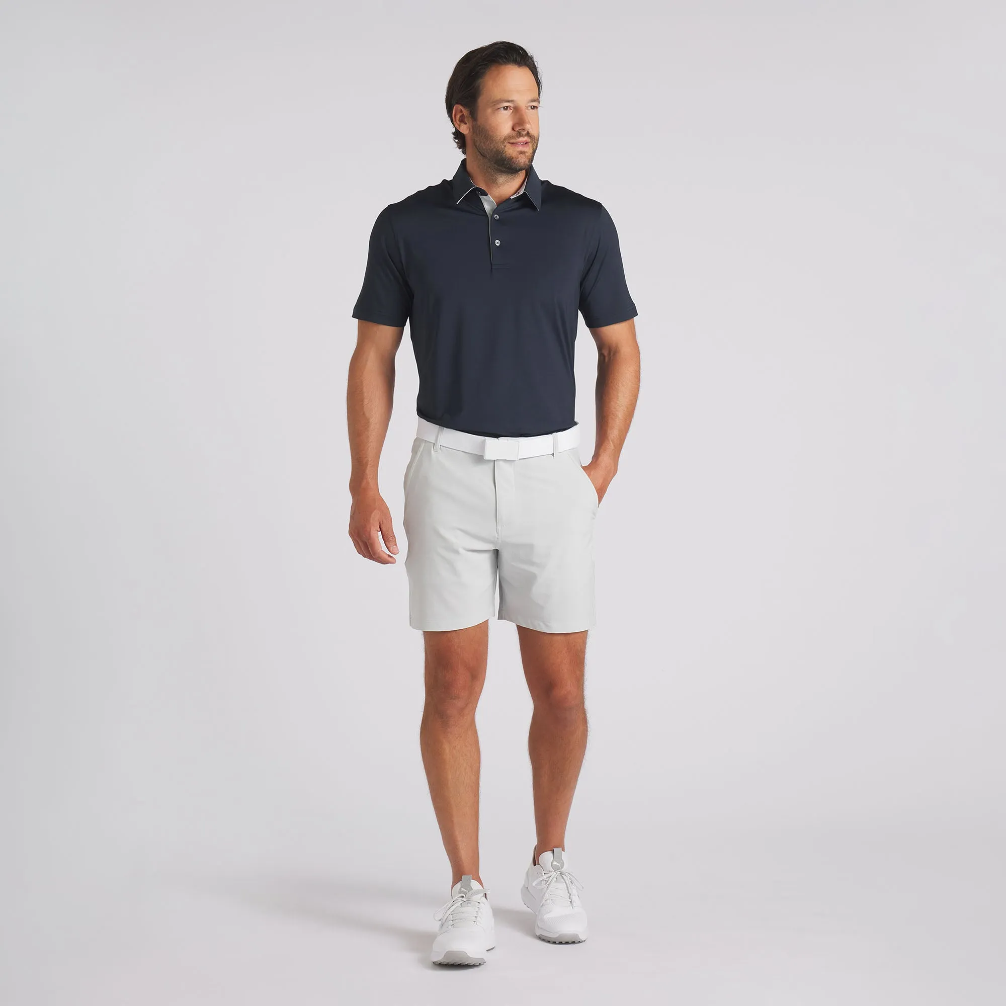 101 Solid 7" Golf Shorts | Ash Gray