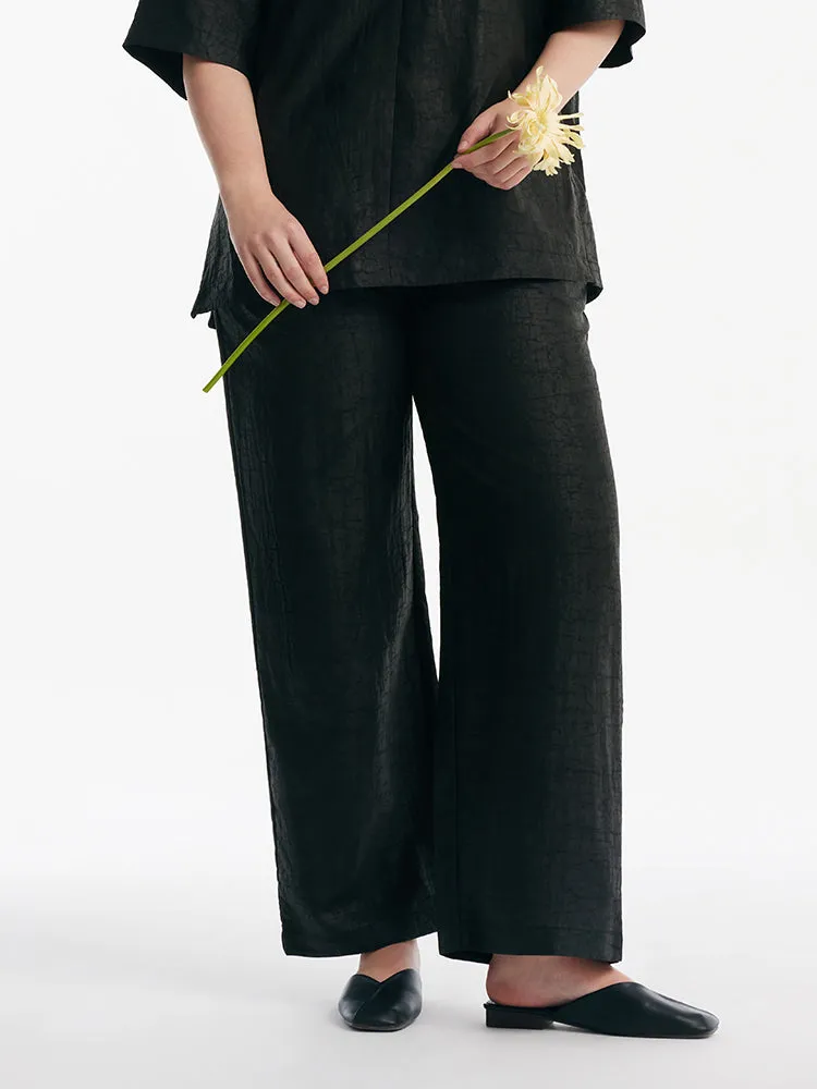 18 Momme Xiang Yun Silk Straight Women Pants