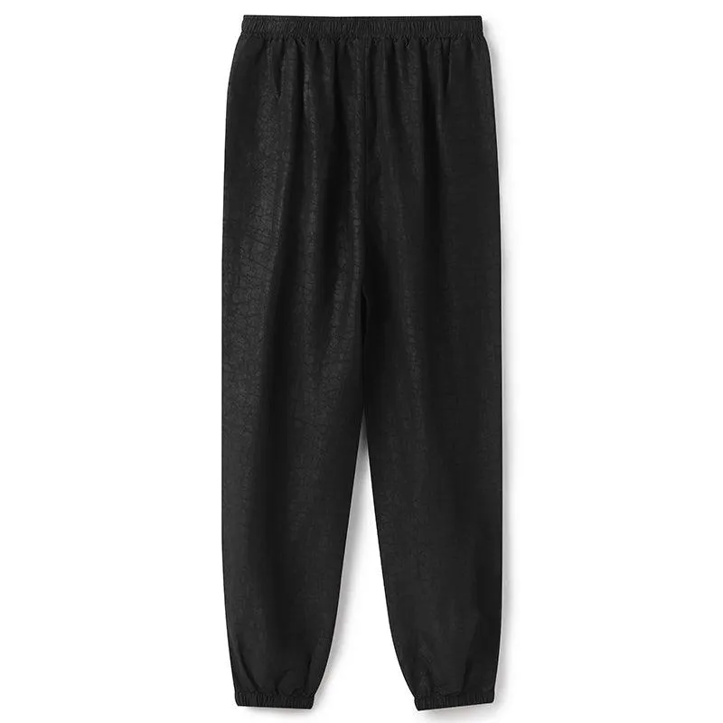 18 Momme XIANGYUN Silk Ankle Banded Pants