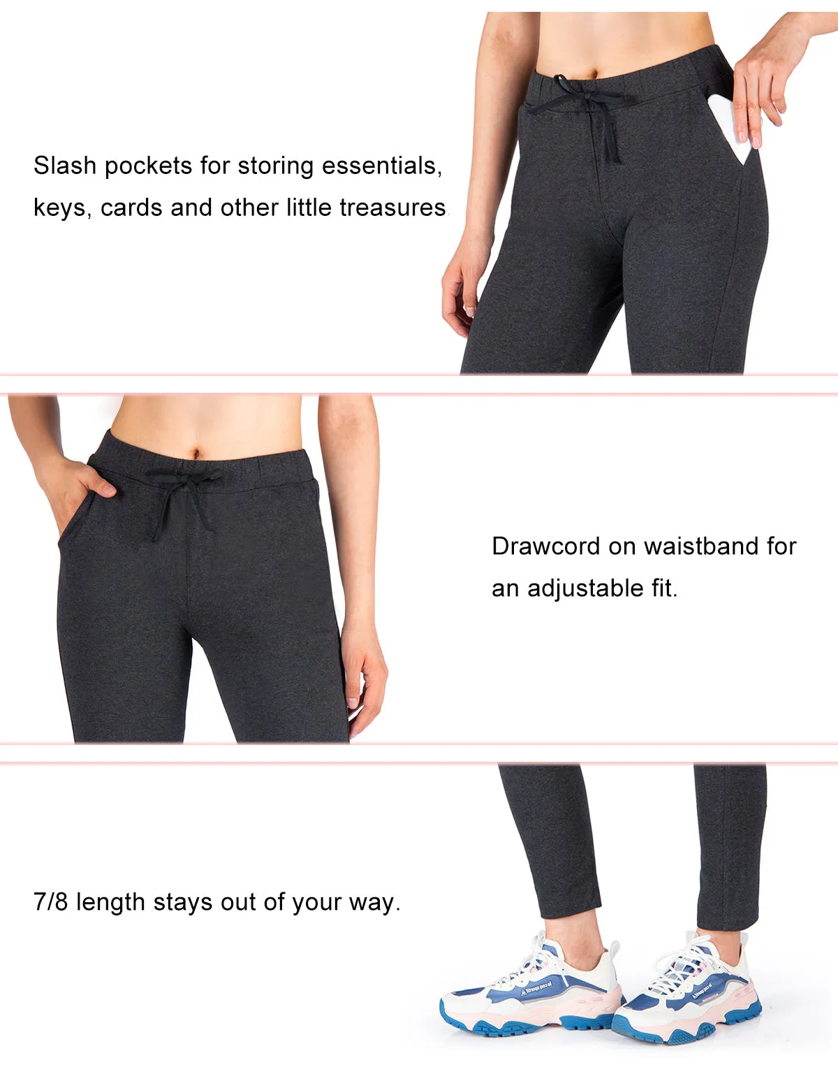 7/8 On The Fly Casual Jogger Pants