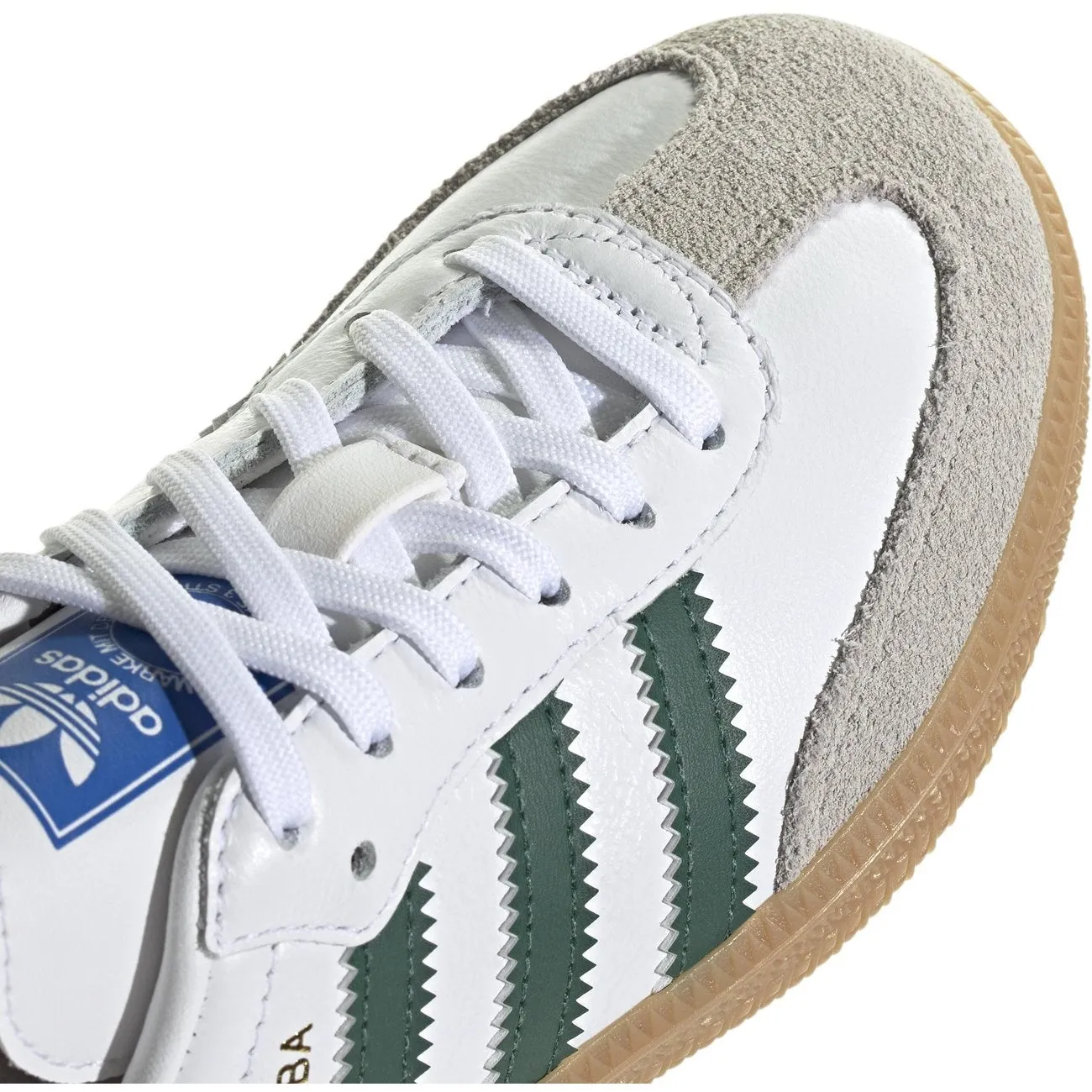 adidas Originals SAMBA OG C Sneakers Cloud White / Collegiate Green / Gum