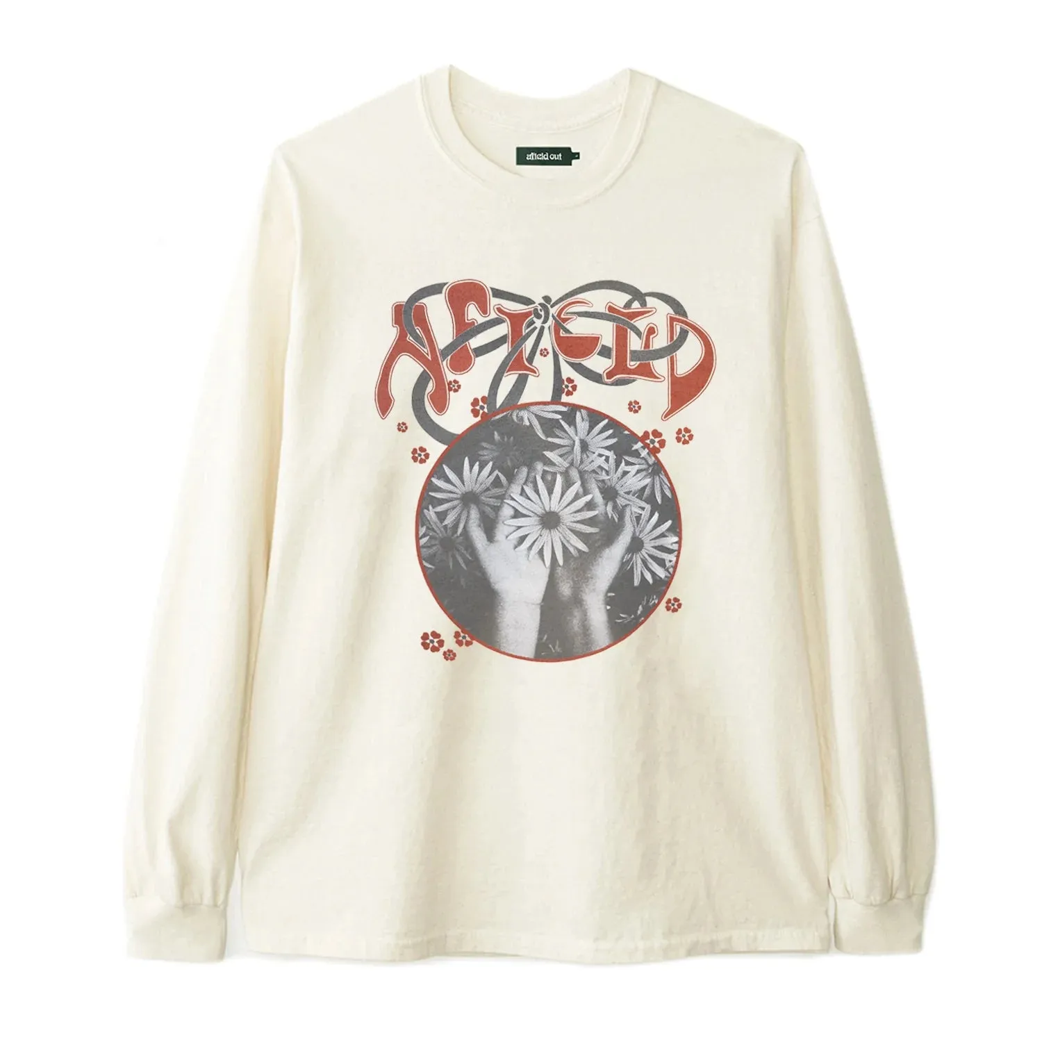 Afield Out Petals L/S T-Shirt 'Bone'