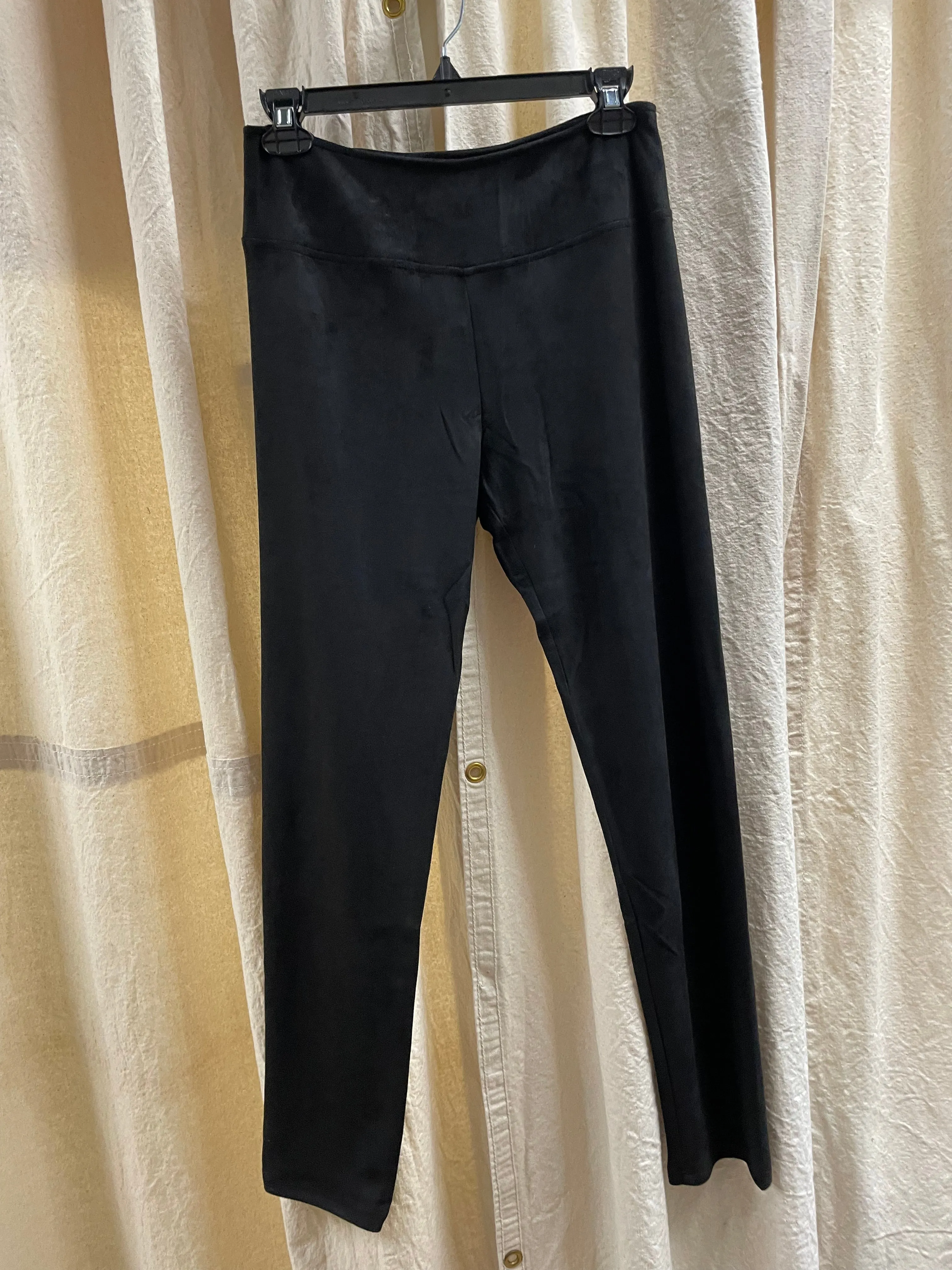 Annelise Stretch Suede Pants in Charcoal by Joh