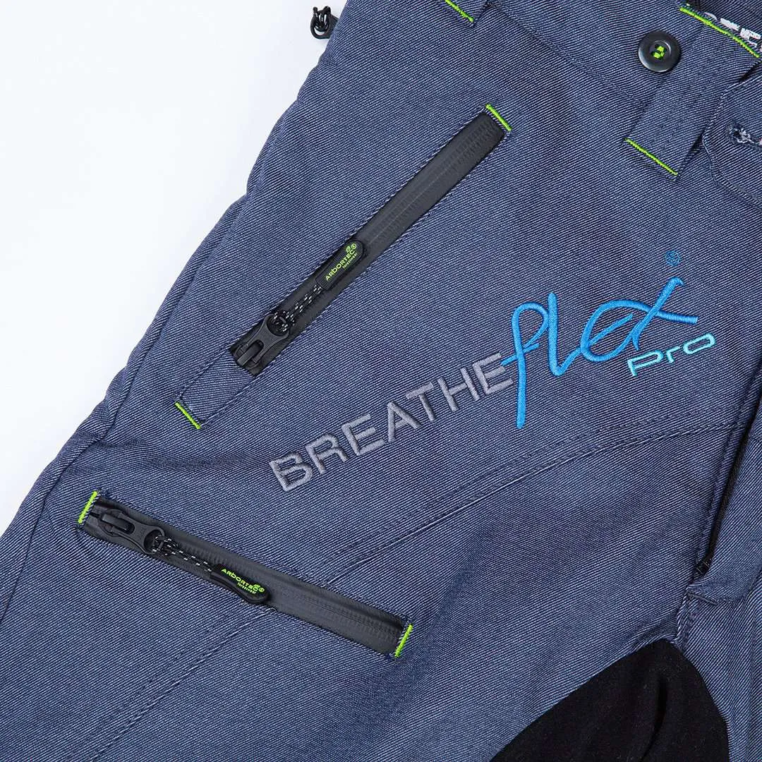 AT4060 Breatheflex Pro Chainsaw Pants Design A Class 1 - Denim Blue Legacy