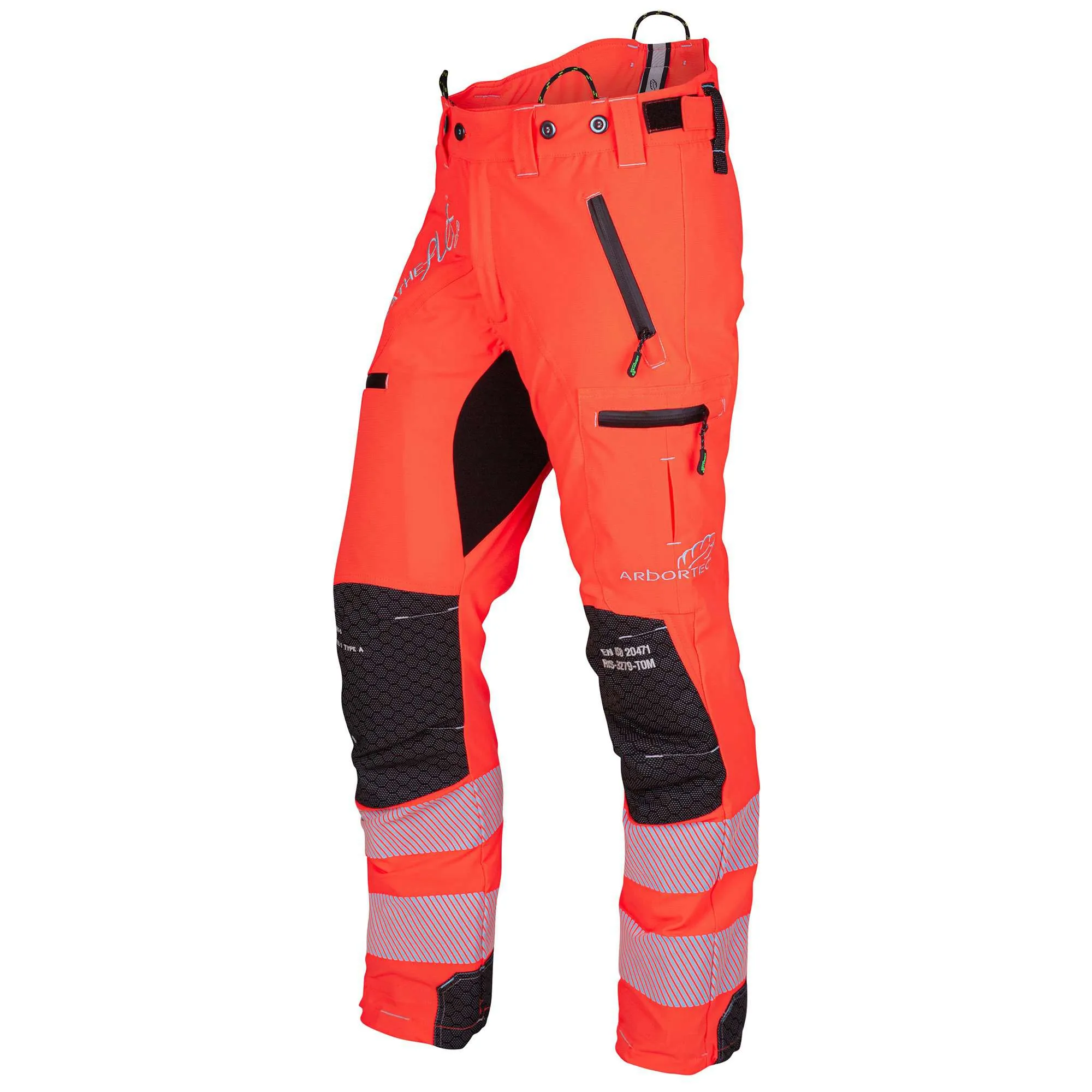 ATHV4070 Breatheflex Pro Chainsaw Pants Design C Class 1 - Hi-Viz Orange