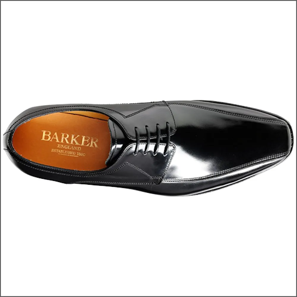 Barker Newbury Black Hi-Shine Derby--