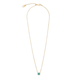 Birthstone December Necklace Turquoise Gold