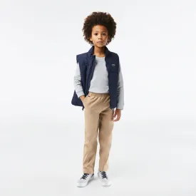 Boys' Lacoste Stretch Cotton Gabardine Chinos