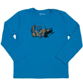 Boys Sun Protective Shirt-Truck Blue