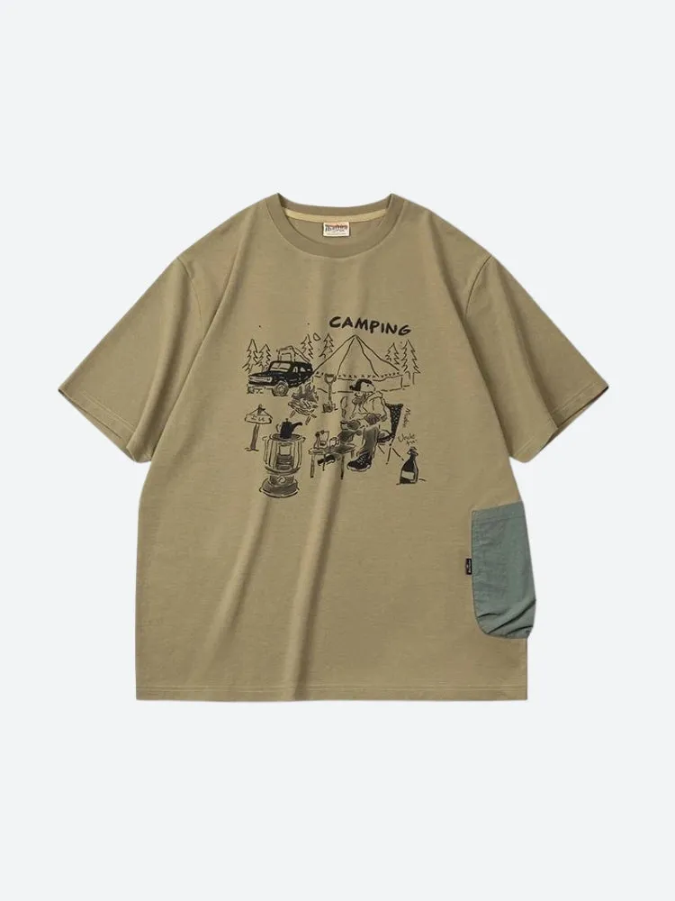 Camping Pocket Tee