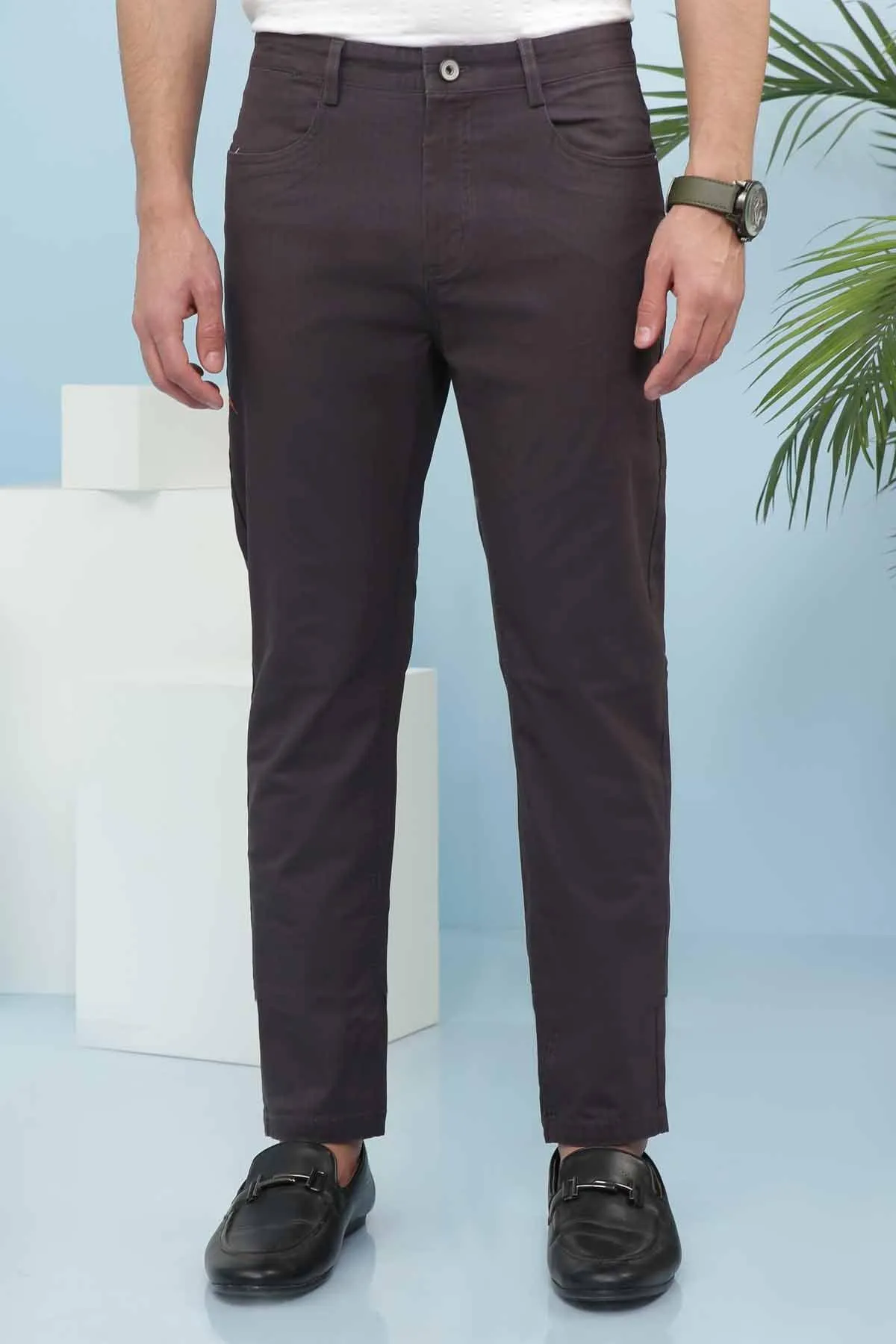 CASUAL PANT 5 POCKET DARK GREY