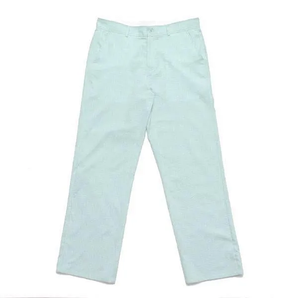 Christie NYC OG Logo Seersucker Mint Pants Large