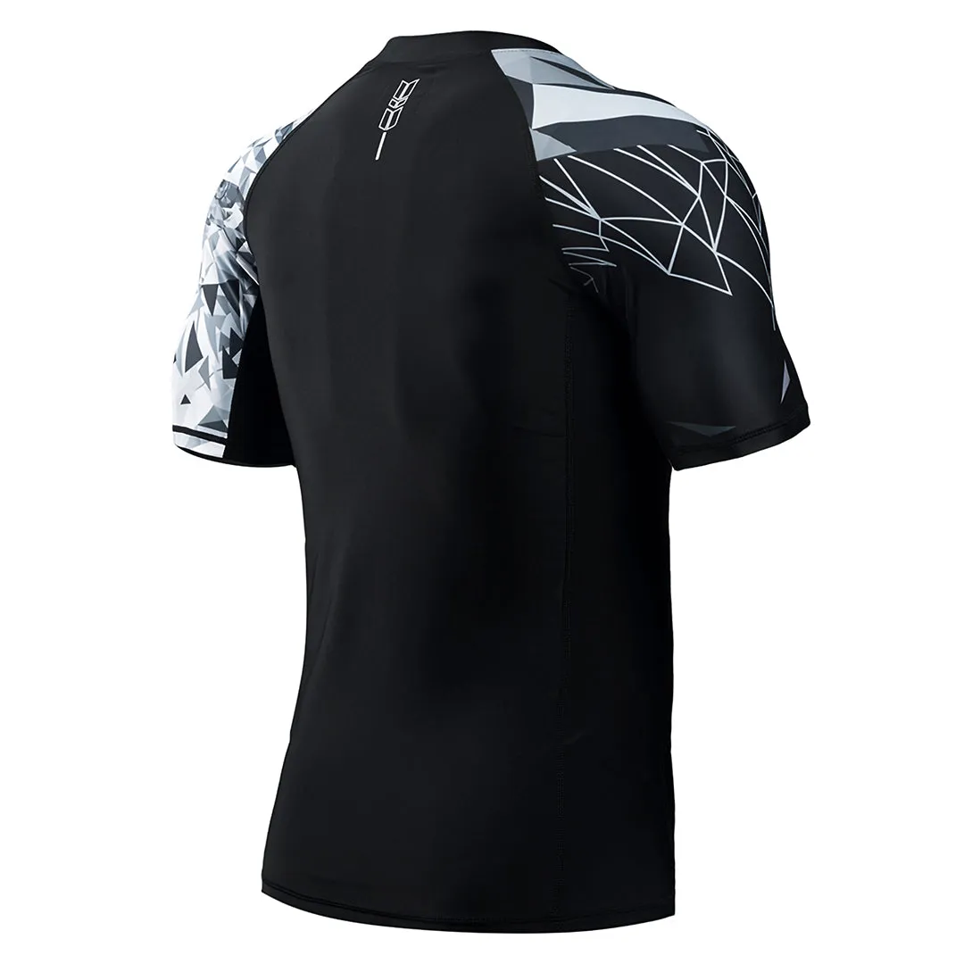 Classic UPF50  Men’s Rash Guard Short Sleeve - Eagle Style