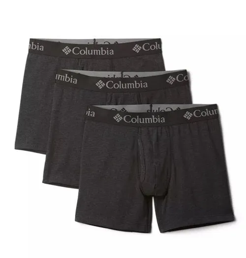 Columbia Men's Performance Tri-Blend Stretch 3 PK Boxer Brief