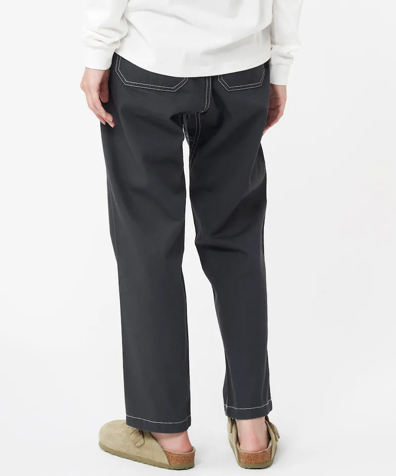 Contrast Stitch Loose Tapered Ridge Pant