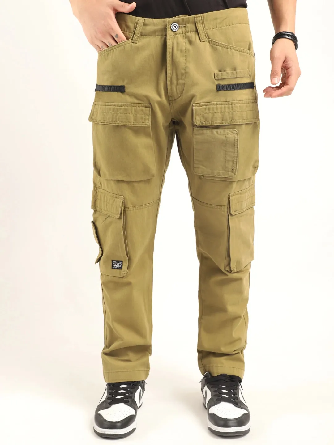 Crime Mustard Multi Pocket Cargo