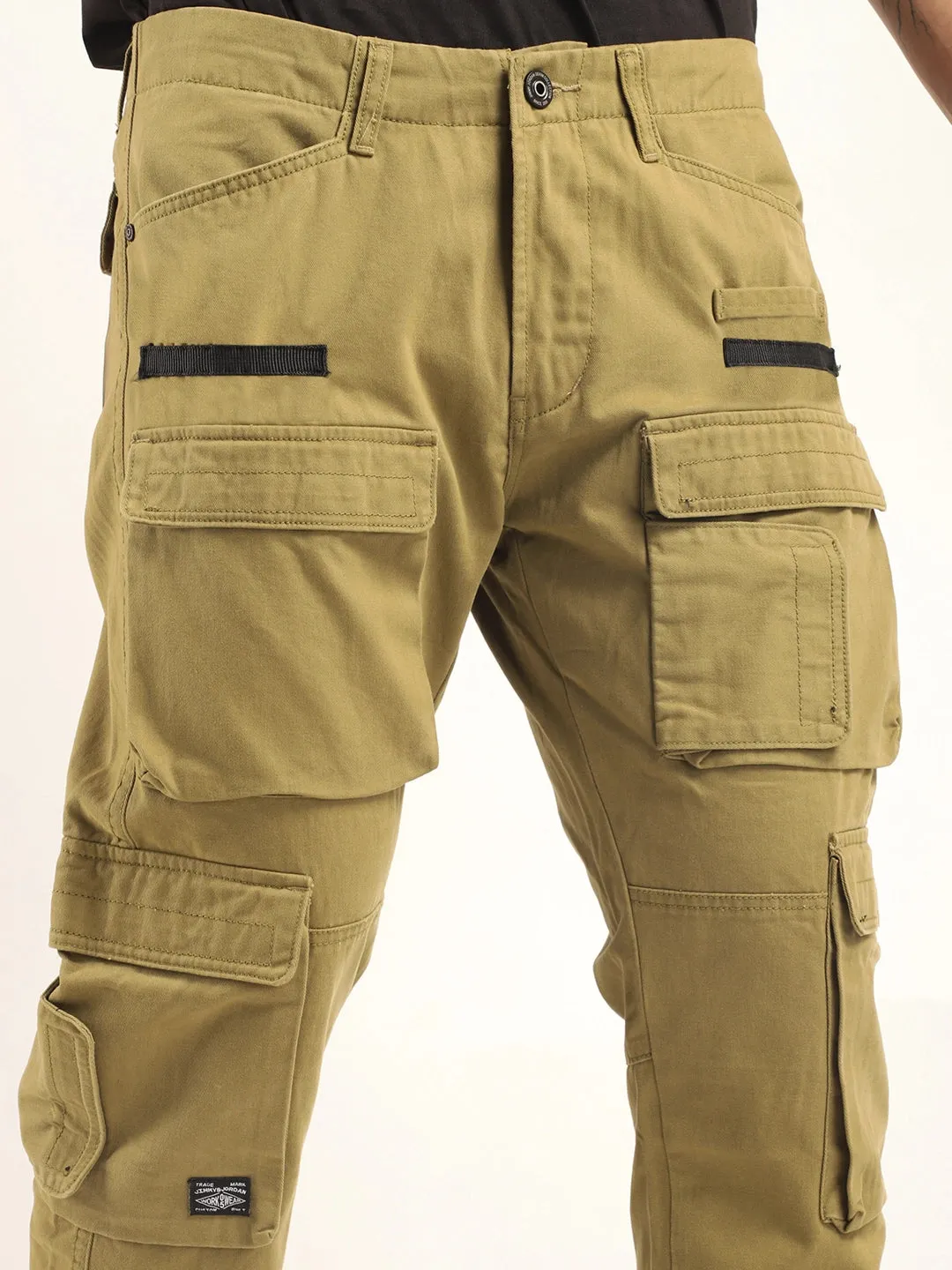 Crime Mustard Multi Pocket Cargo