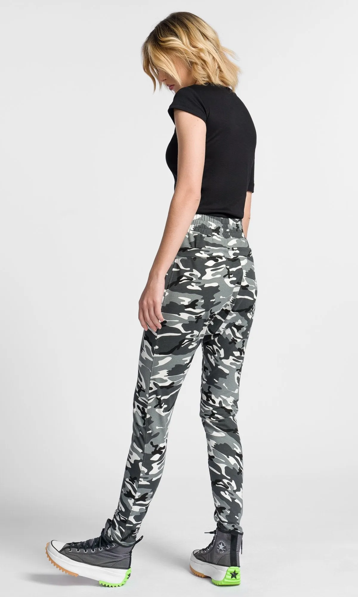 Double Waist Drop Crotch Pants