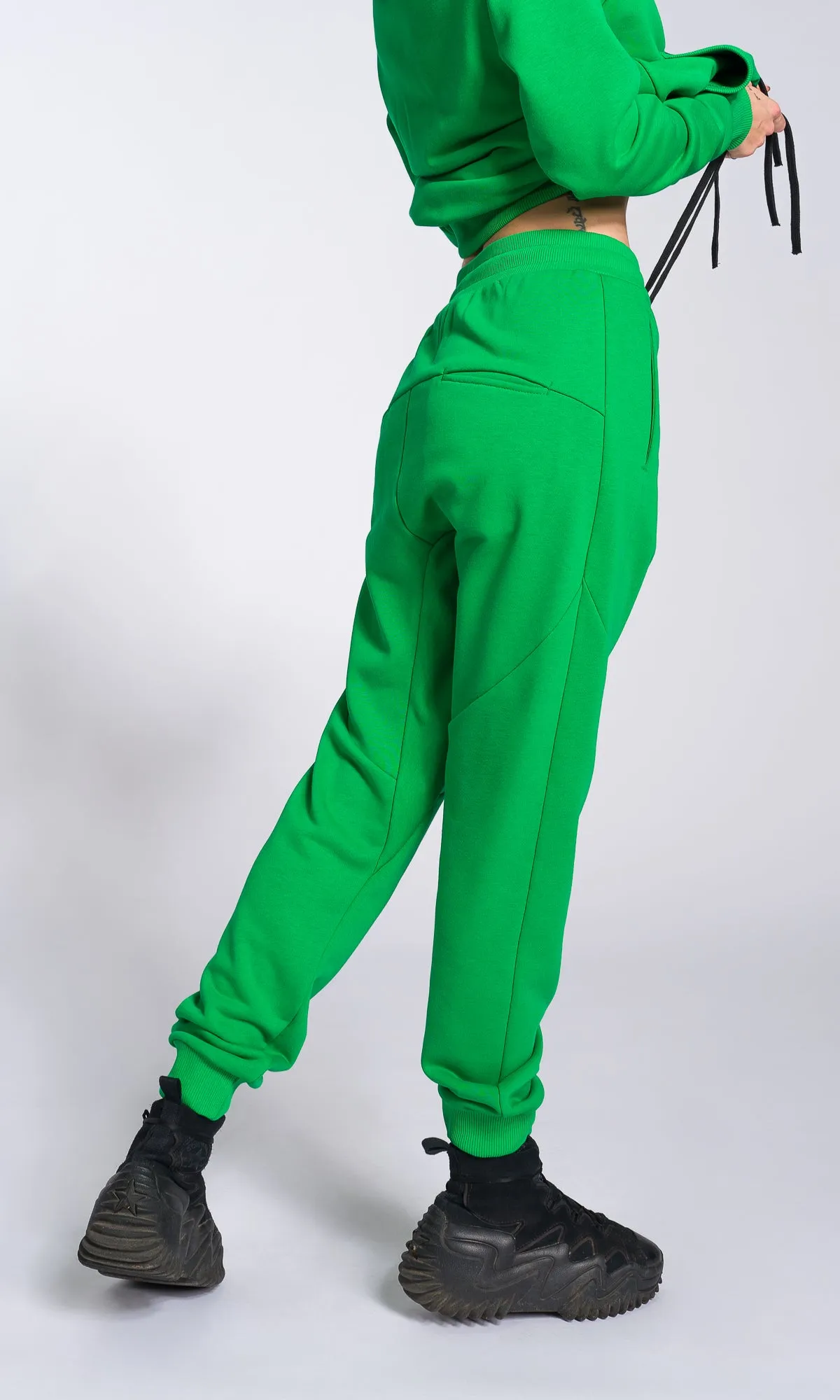 Drop Crotch Jogger Pants