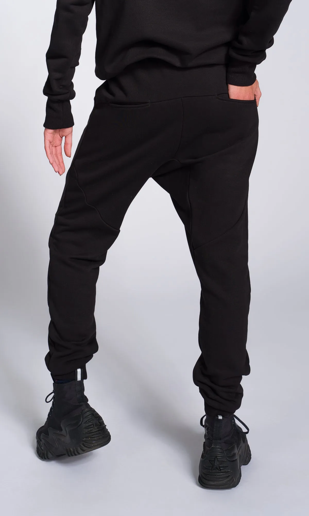 Drop Crotch Jogger Pants