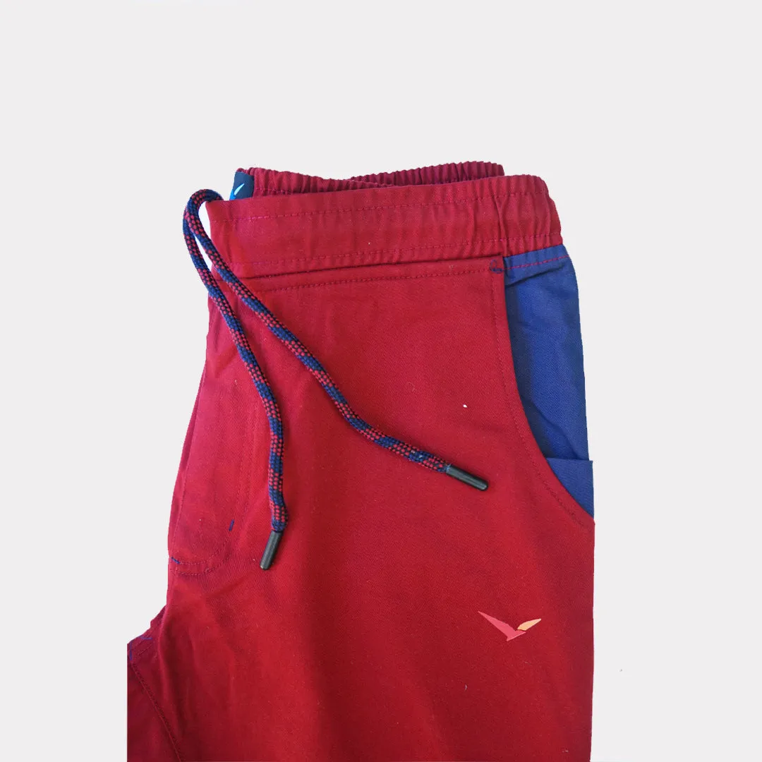 Earth Joggers in Jasper Red