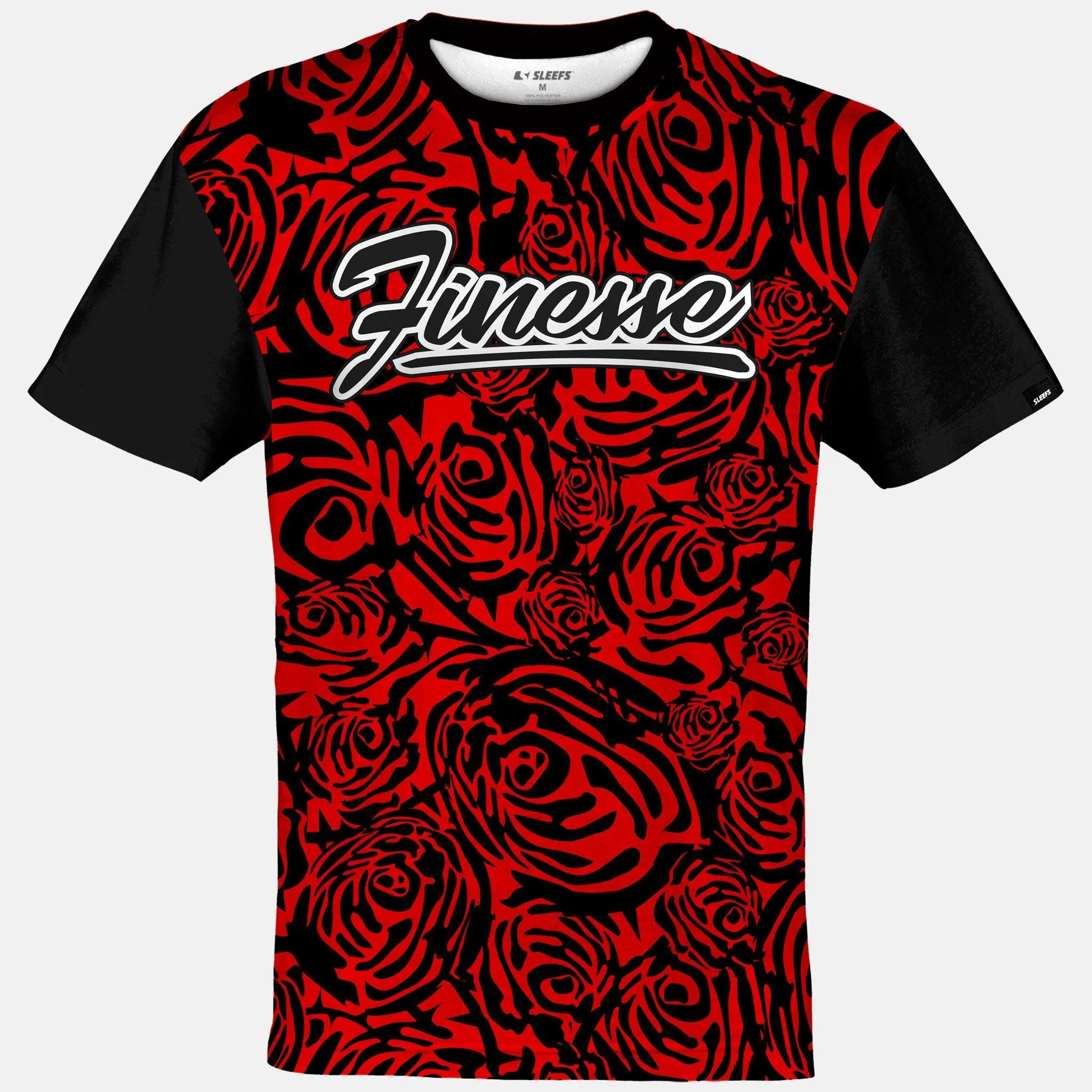 Finesse Red quick-dry jersey