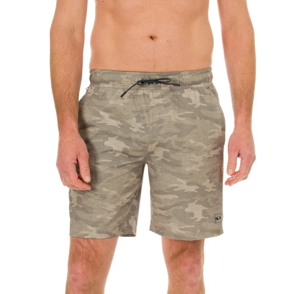 Fish Hippie - SHAKER HYBRID SHORT - Old School Camo