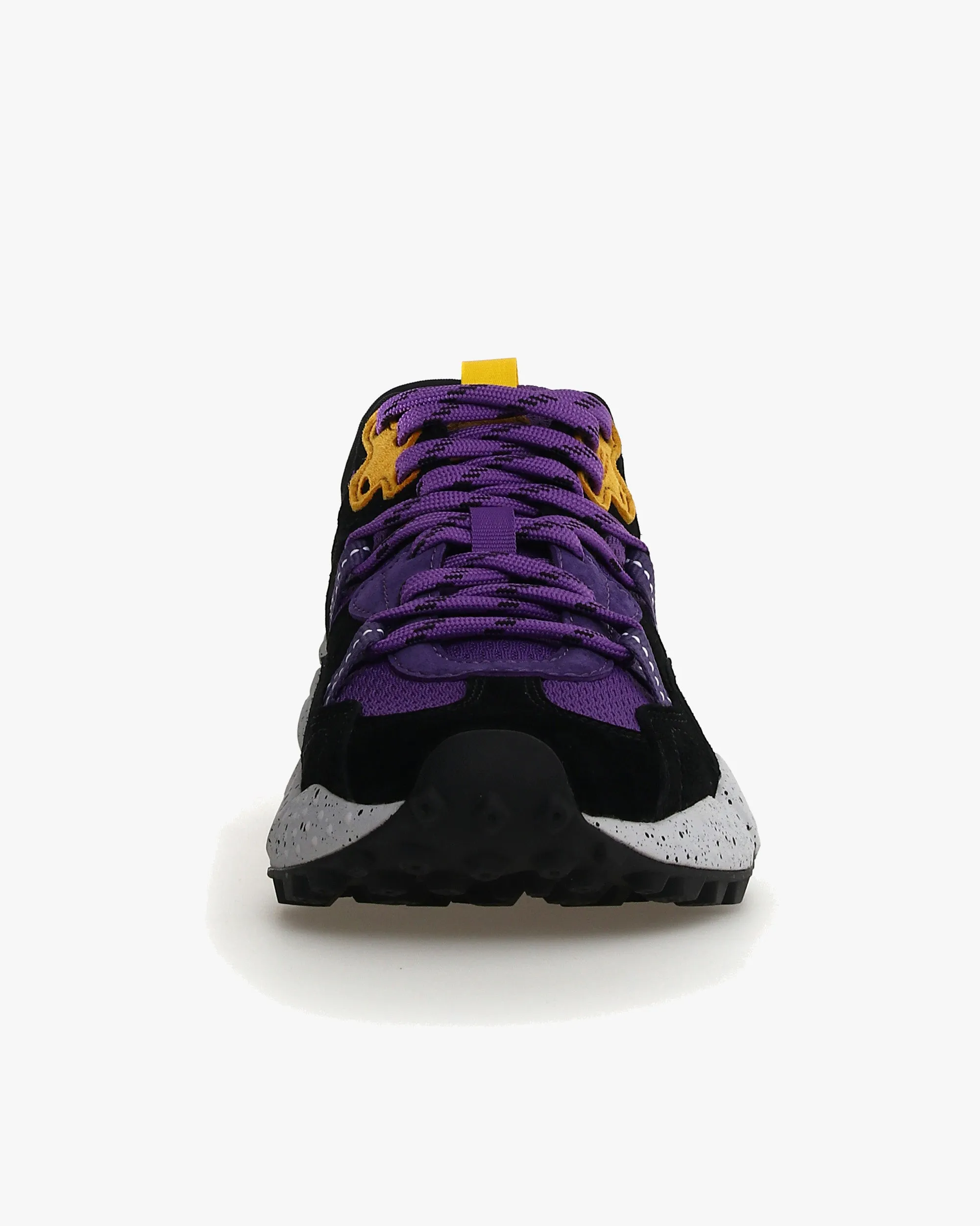 Flower Mountain Tiger Hill Suede & Nylon Mesh - Anthracite / Violet