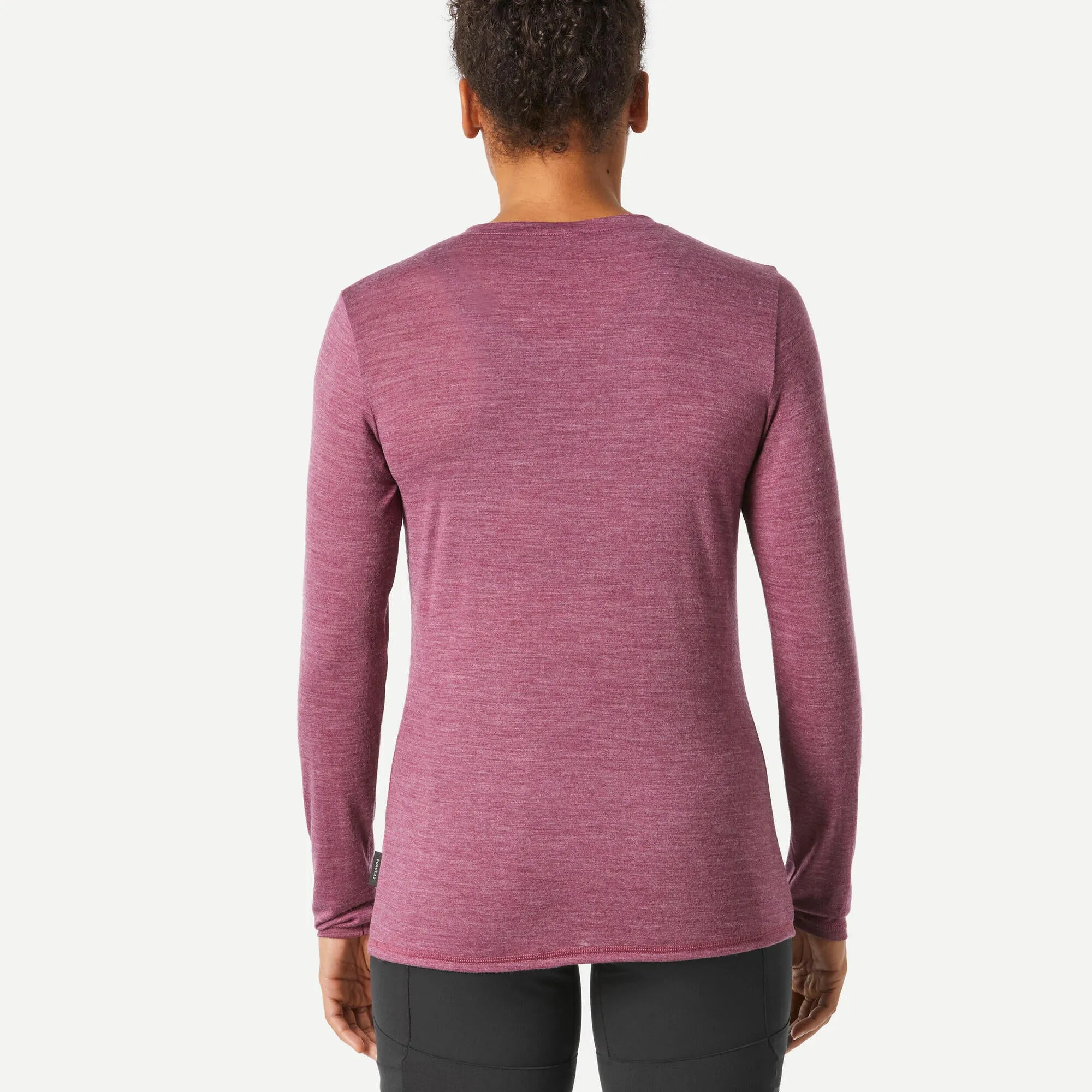 Forclaz Women's Backpacking & Travel Merino Wool T-Shirt - TRAVEL 500