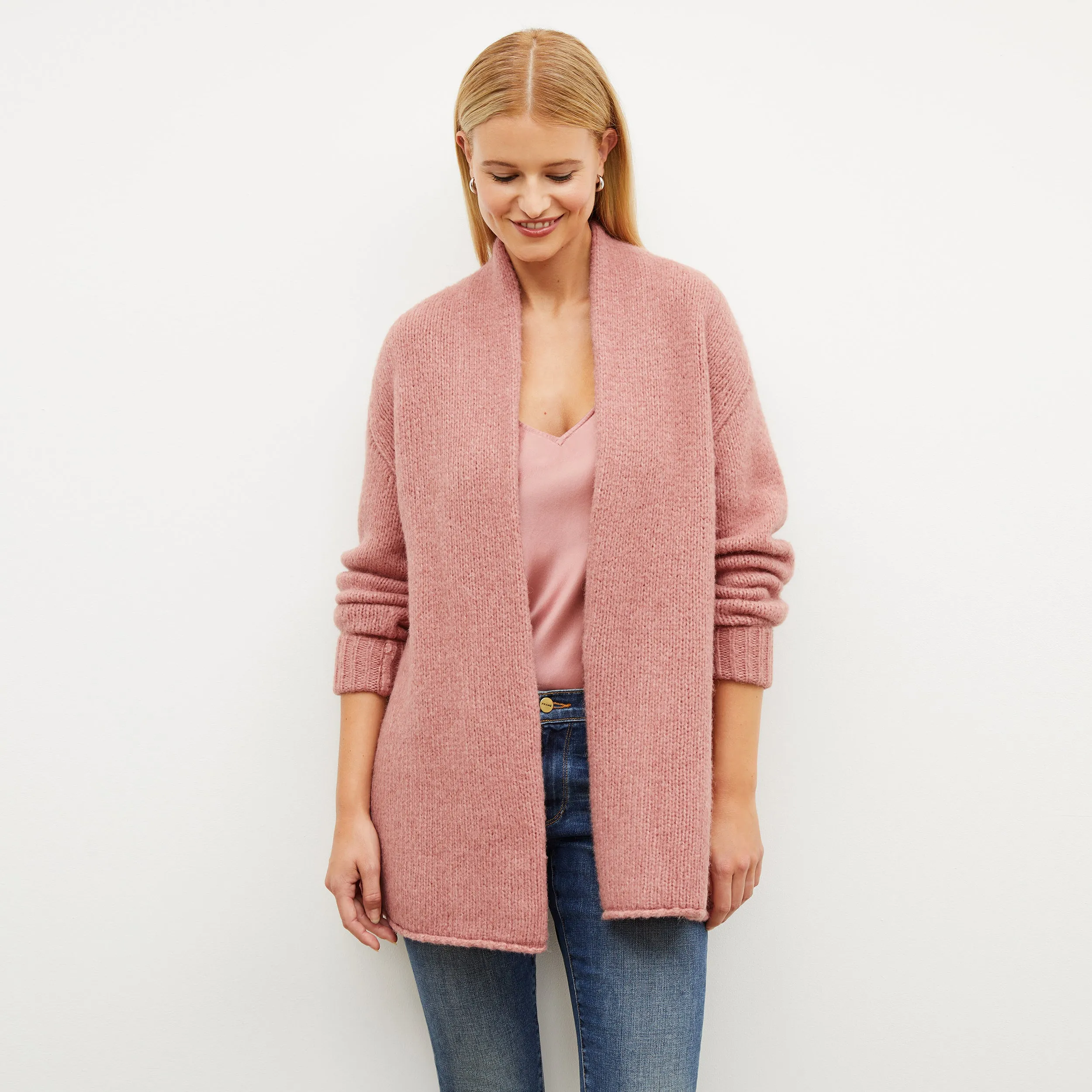 Frederick Cardigan - Fine Alpaca :: Himalayan Salt