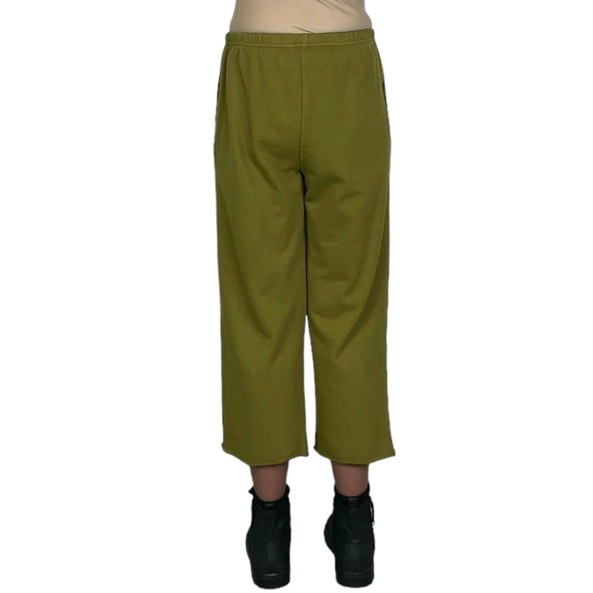 FRENCH TERRY CROP PANT