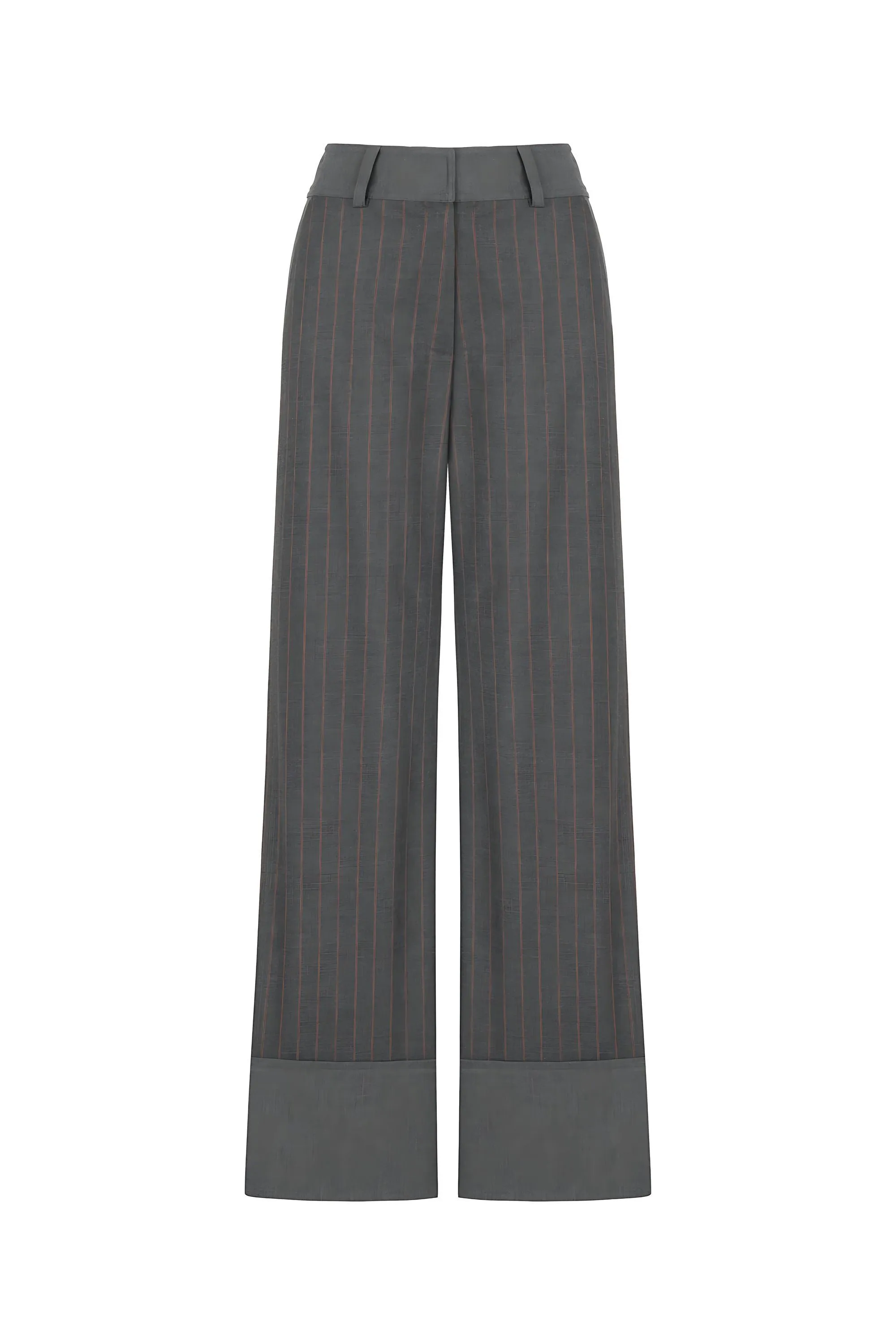 High Waist Striped Pants