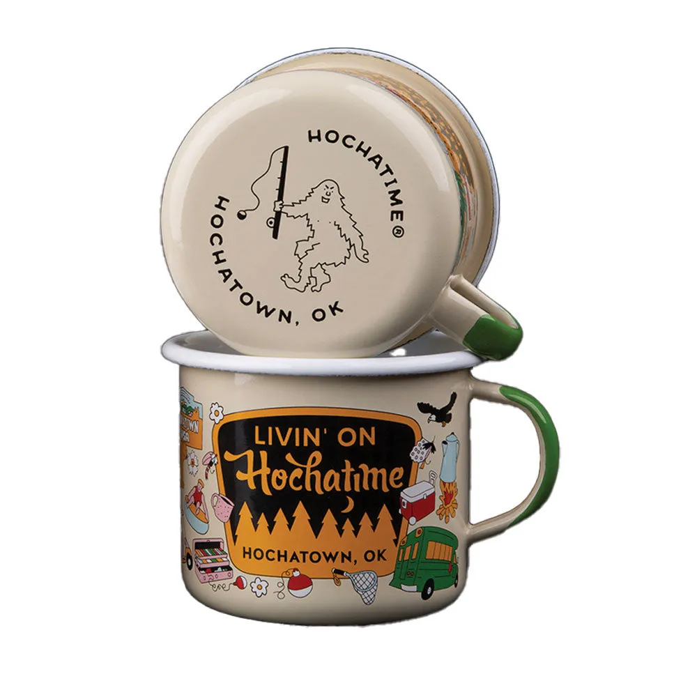 Hochatime 16oz Enamel Campfire Mug