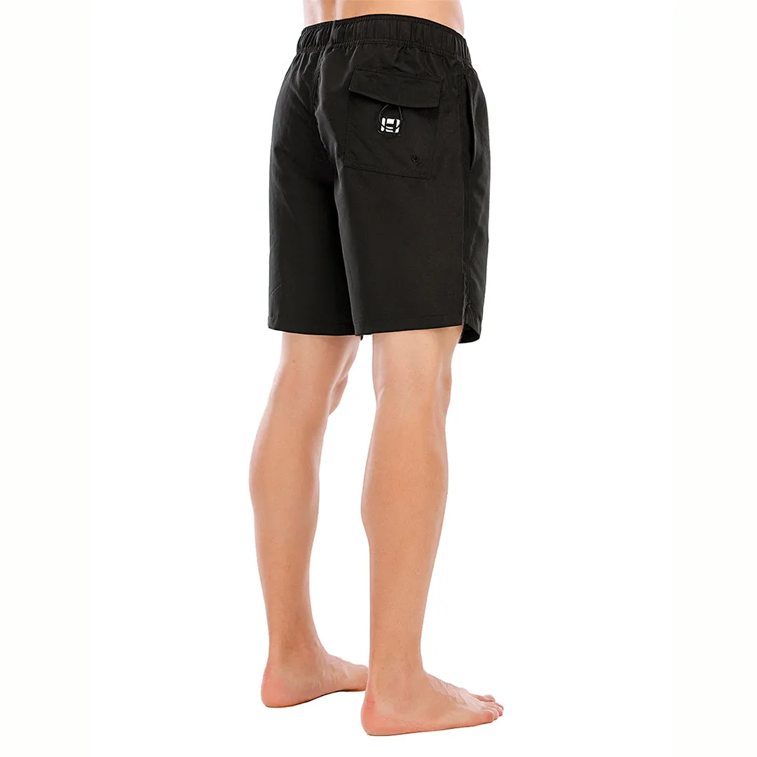 HUGE SPORTS Classic UPF50  Mens Board Shorts - Black