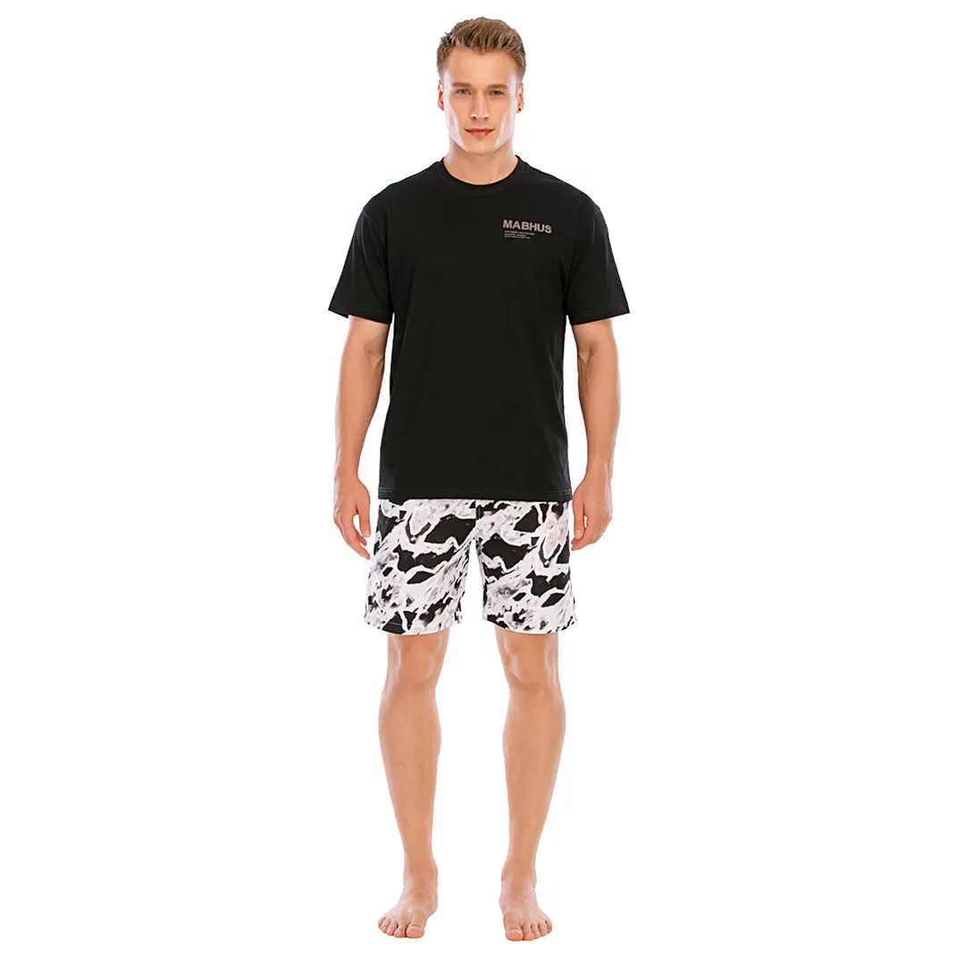 HUGE SPORTS Graphic UPF50  Mens Beach Board Shorts - Landscape