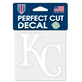 Kansas City Royals KC Perfect Cut Decal 4" x 4" by Wincraft