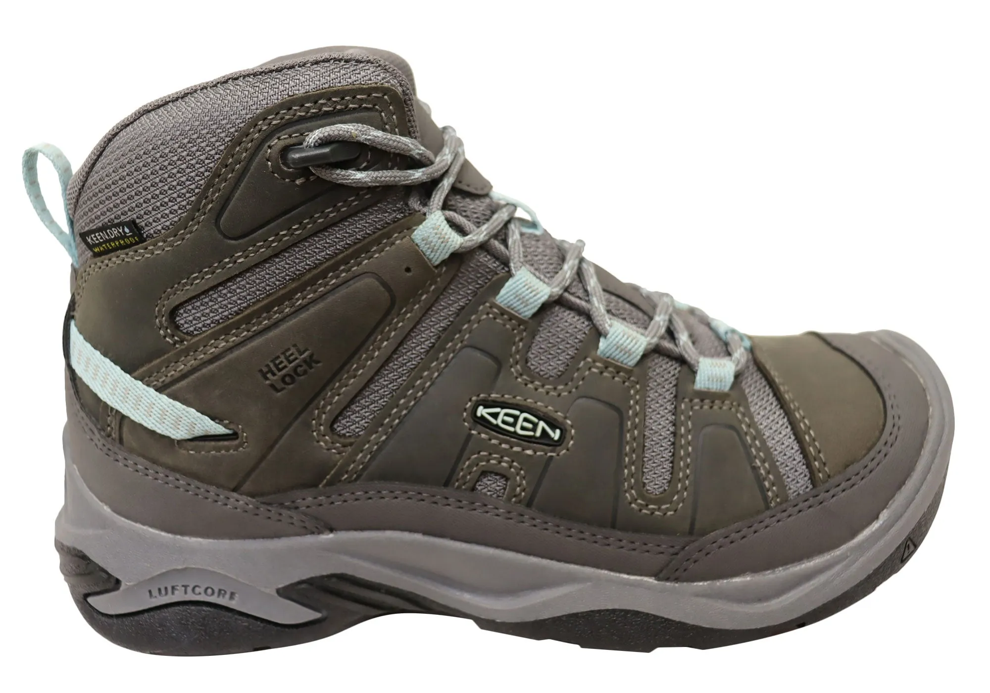 Keen Circadia Mid Waterproof Womens Leather Wide Fit Hiking Boots