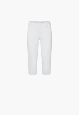 Kelly Regular Capri Short Length - White