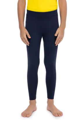 Kid's Wave Swim Tights | Navy