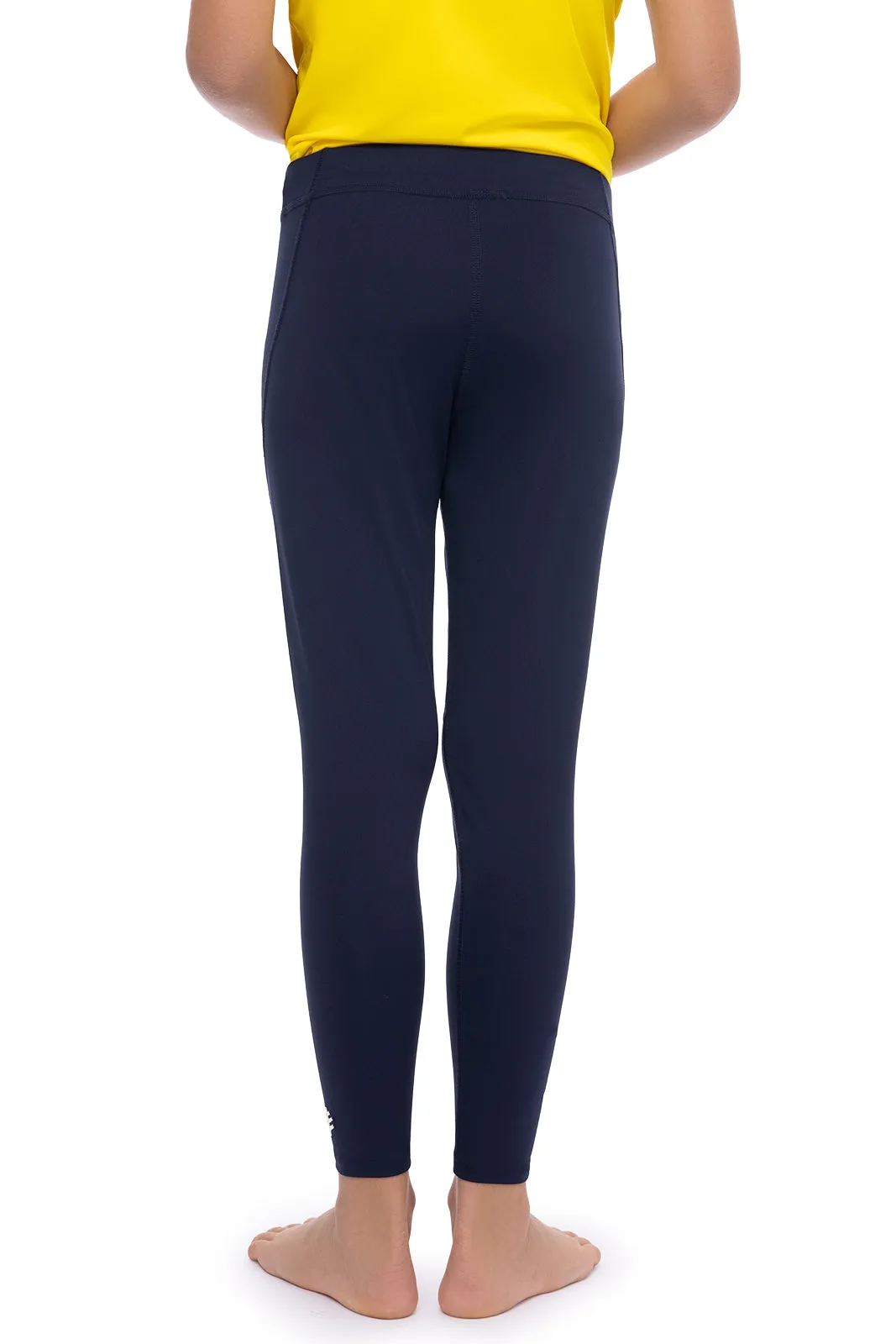 Kid's Wave Swim Tights | Navy