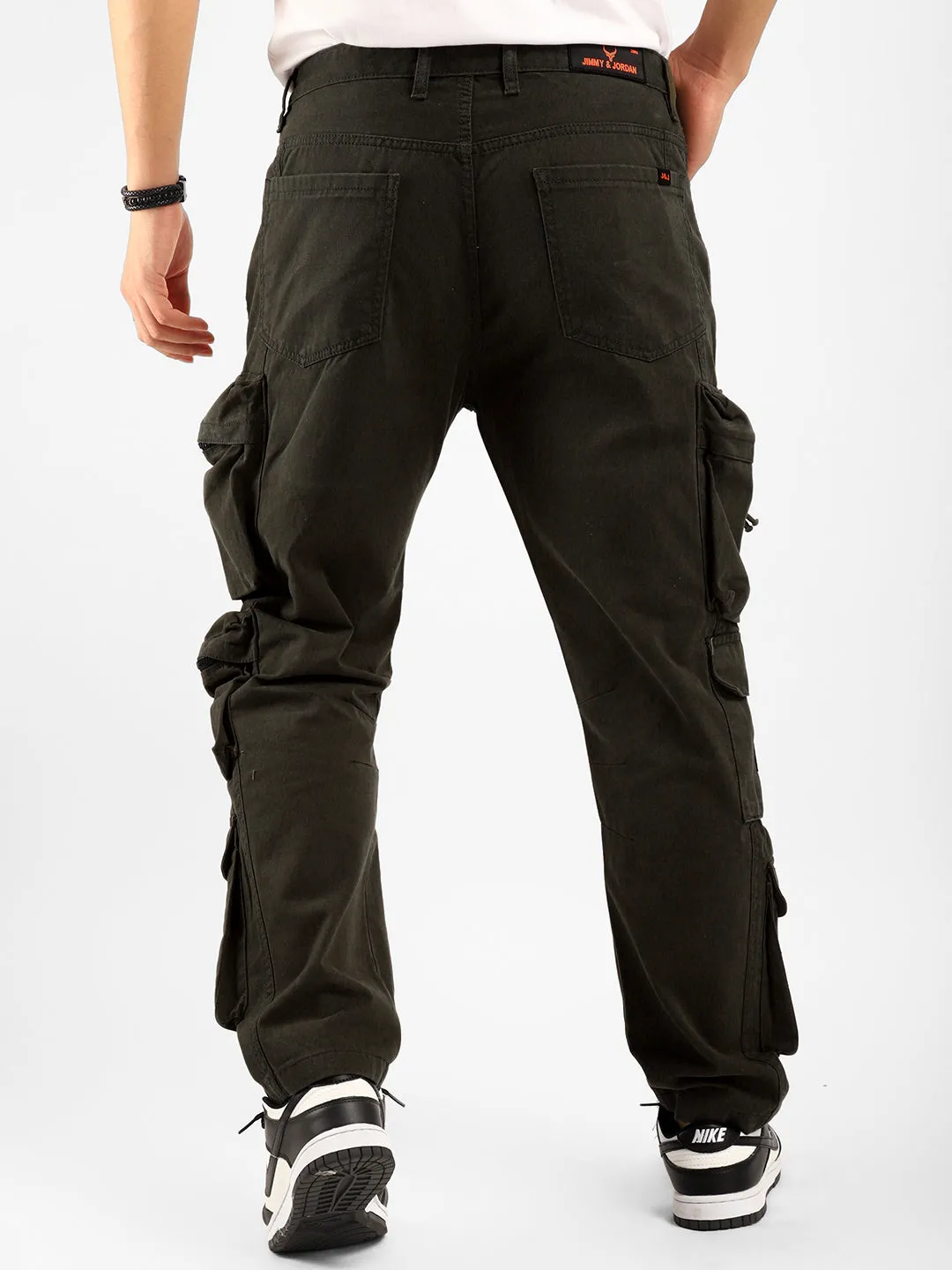 Kyubic Olive Green Cargo Pants