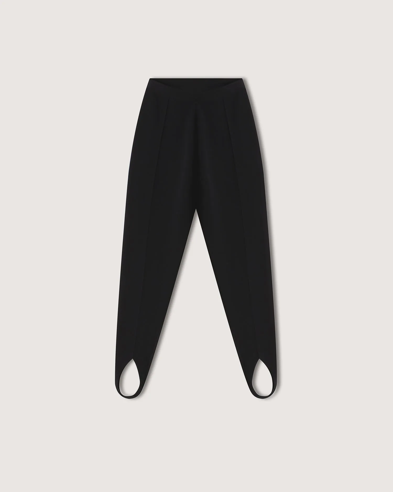 Lia - Sale Knitted Stirrup Pants - Black