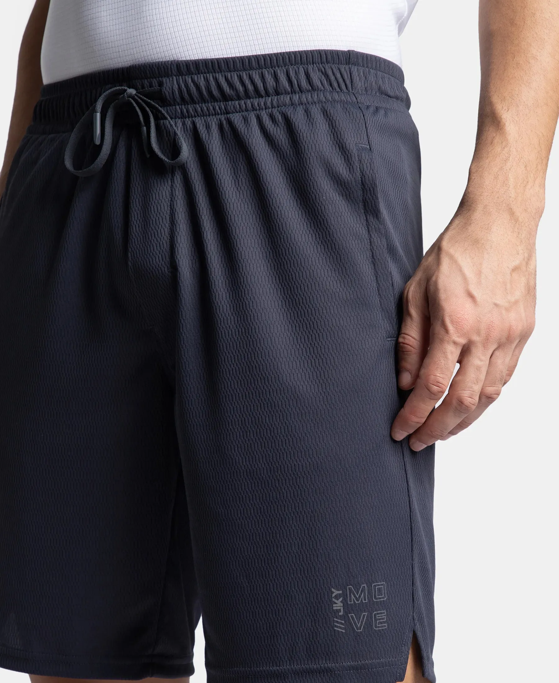 Lightweight and Breathable Microfiber Shorts with StayFresh Treatment - Graphite