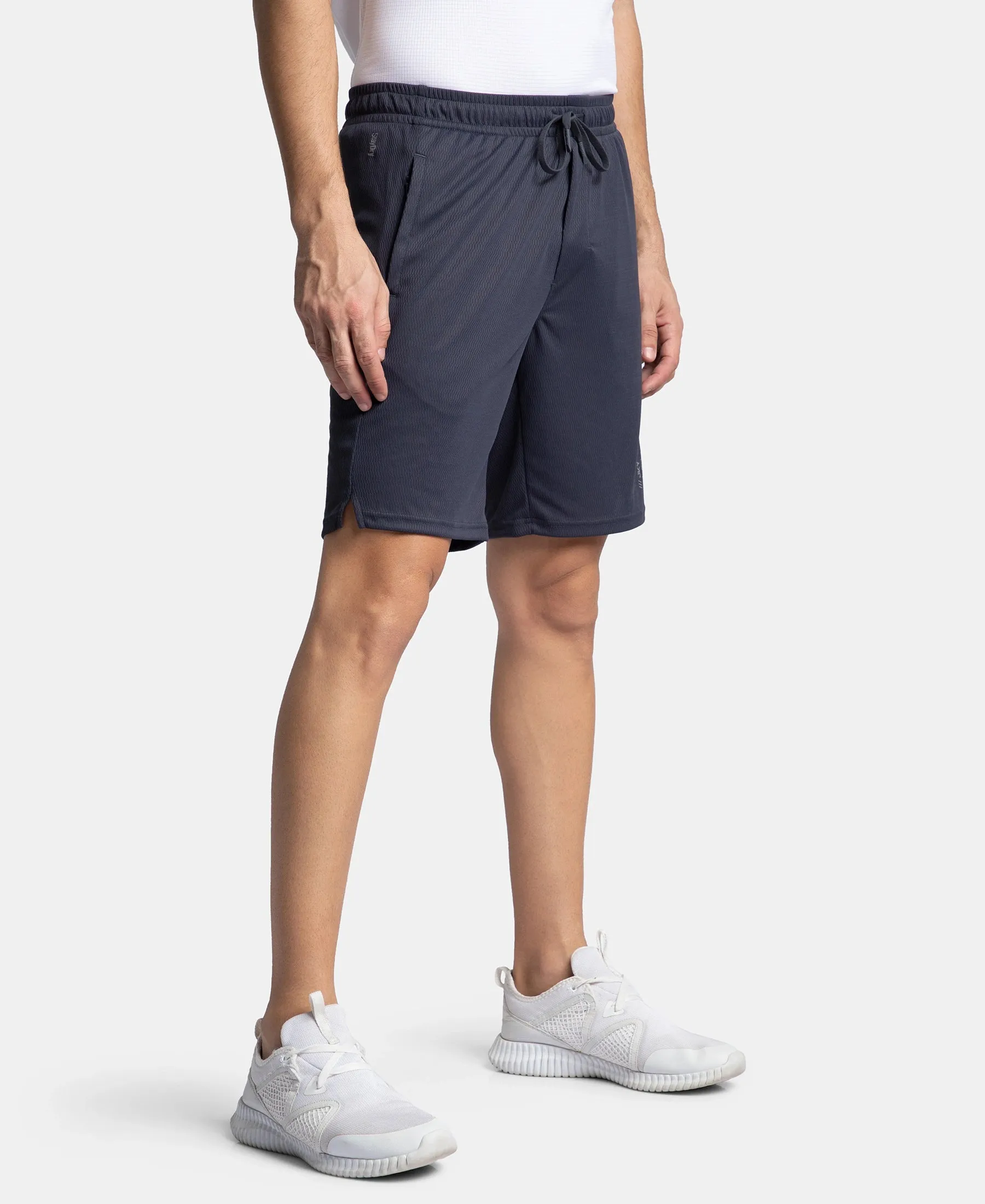 Lightweight and Breathable Microfiber Shorts with StayFresh Treatment - Graphite