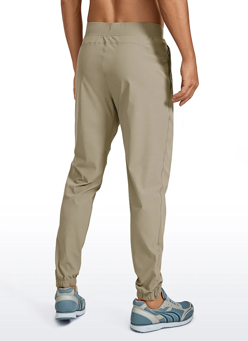 Lightweight Quick Dry Slim-Fit Joggers 29"-Zipper Pockets