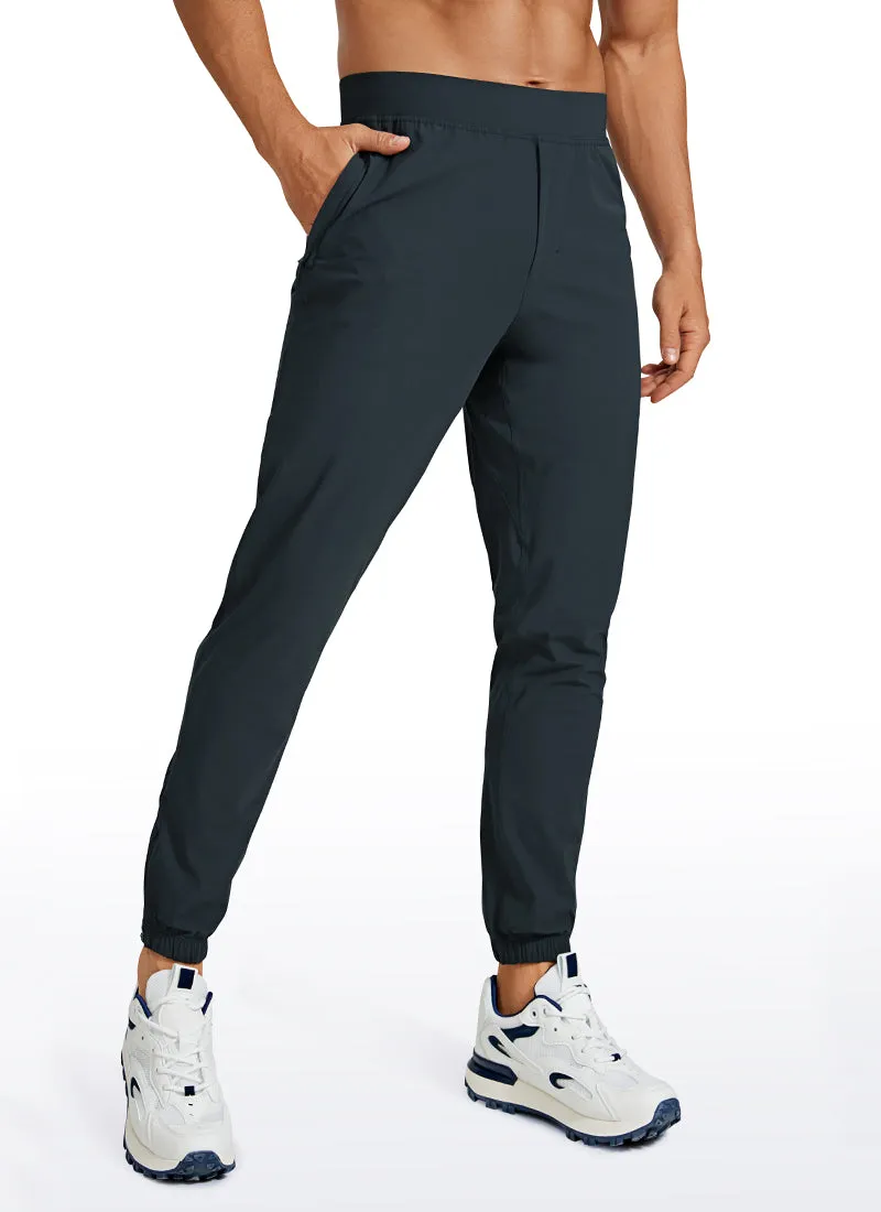 Lightweight Quick Dry Slim-Fit Joggers 29"-Zipper Pockets