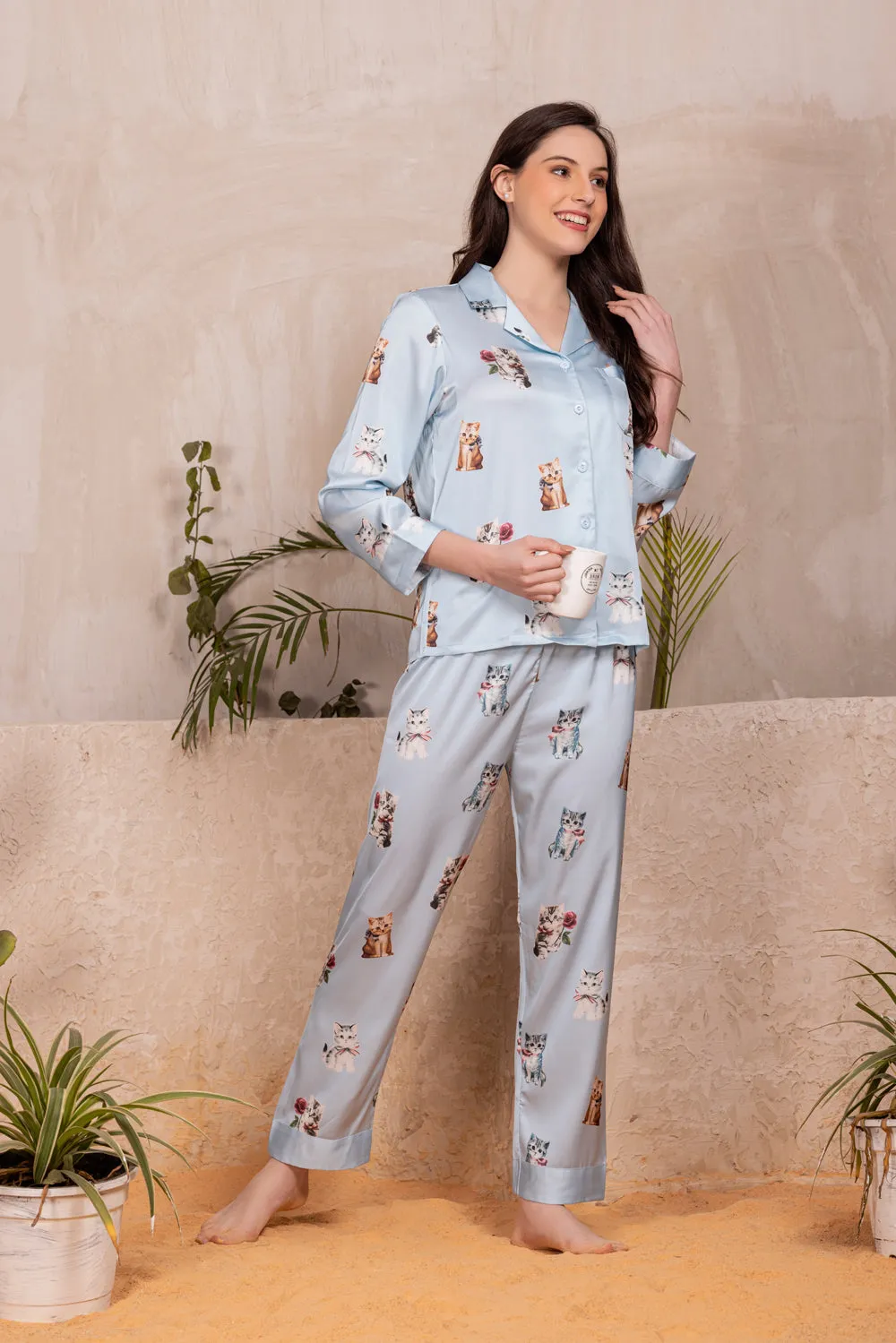 Love for Cats Summer Pj set