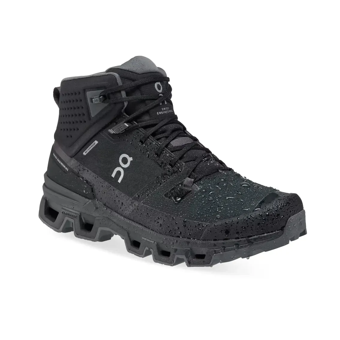 Mens On Running Cloudrock 2 Waterproof - Black / Eclipse