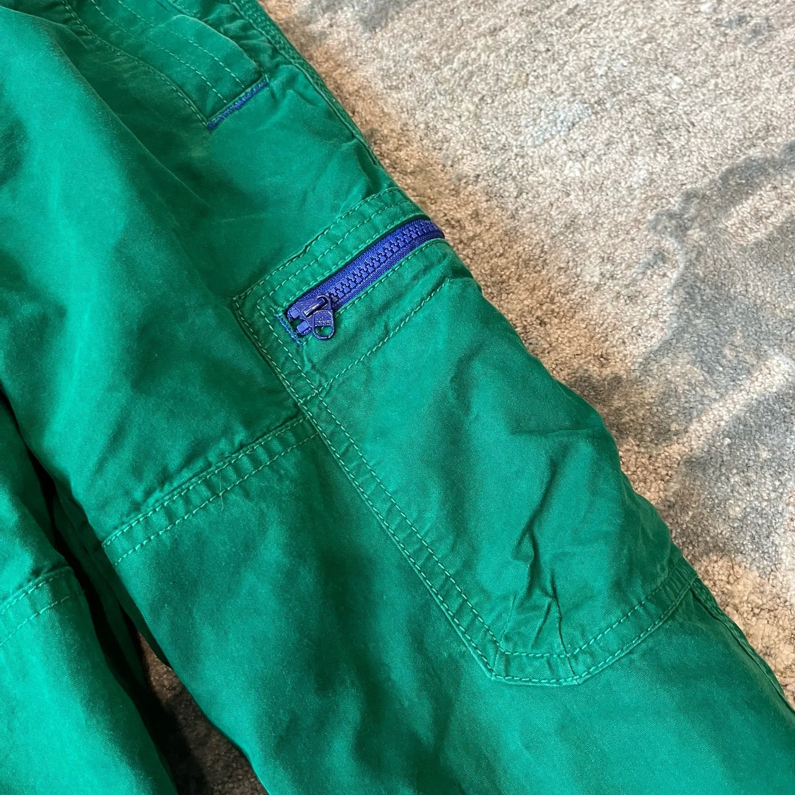 Mini Boden Cosy Lined Cargo Pants Highland Green 6